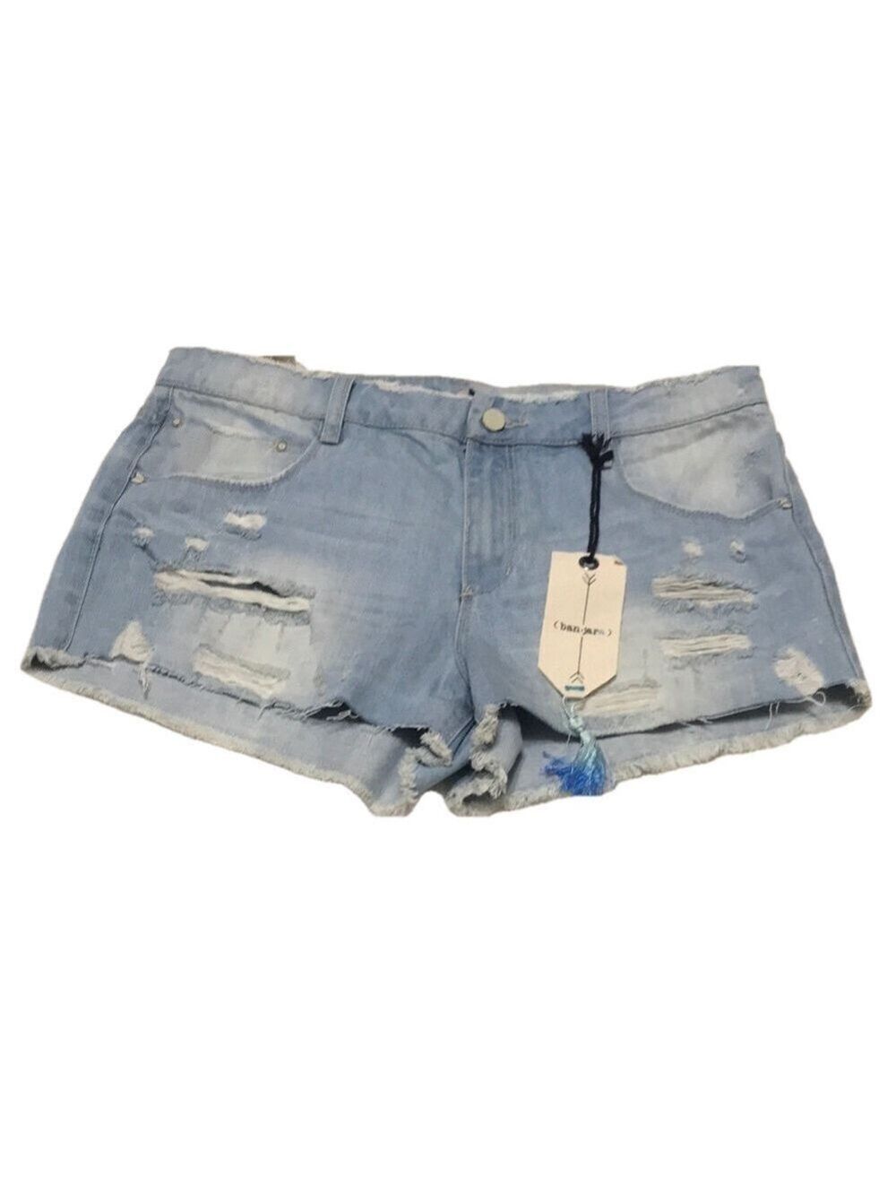Ban-jara Distressed Denim Shorts Size 29